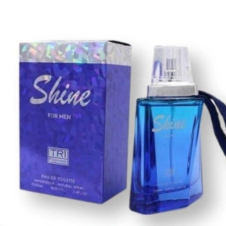 ادکلن shine آبی مردانه 100 میلی لیتر رایحه سرد و ملایم درجه 1