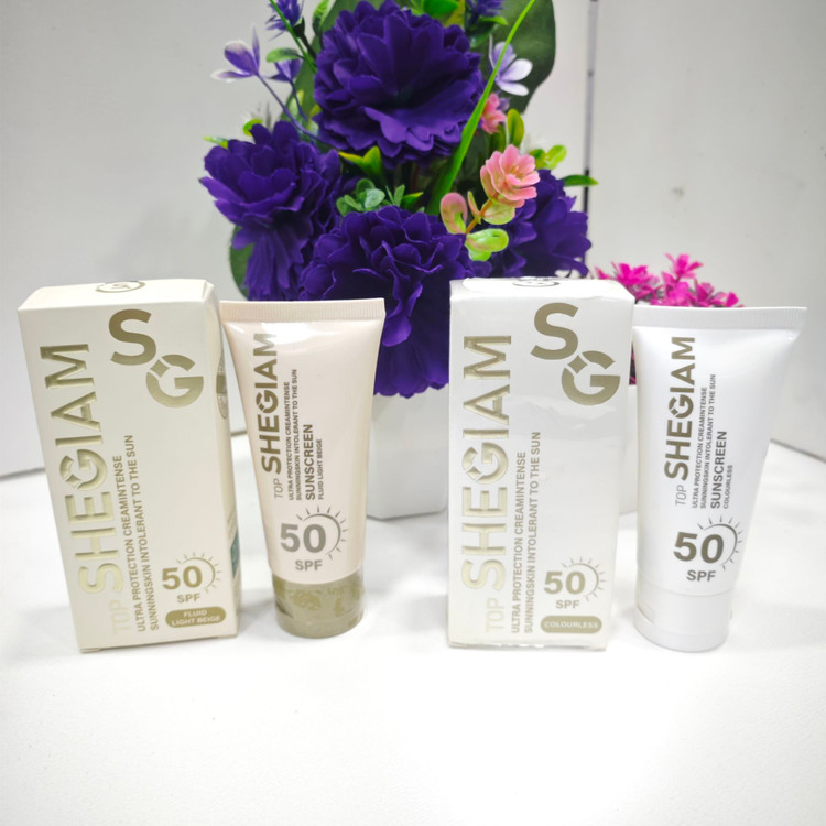 ضد آفتاب شیگلم SPF50 رنگی و بی رنگ