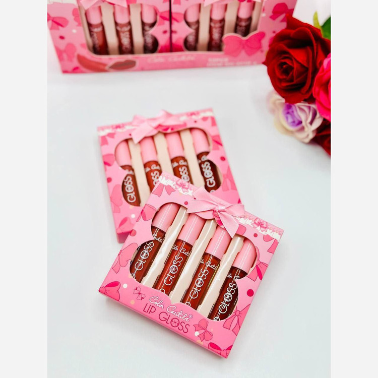 پک رژلب مایع 4عددی پاپیون کالر کستل