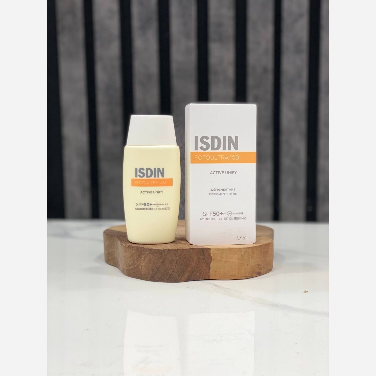ضدآفتاب ایزدین  ISDIN Active Unify بی رنگ spf50+