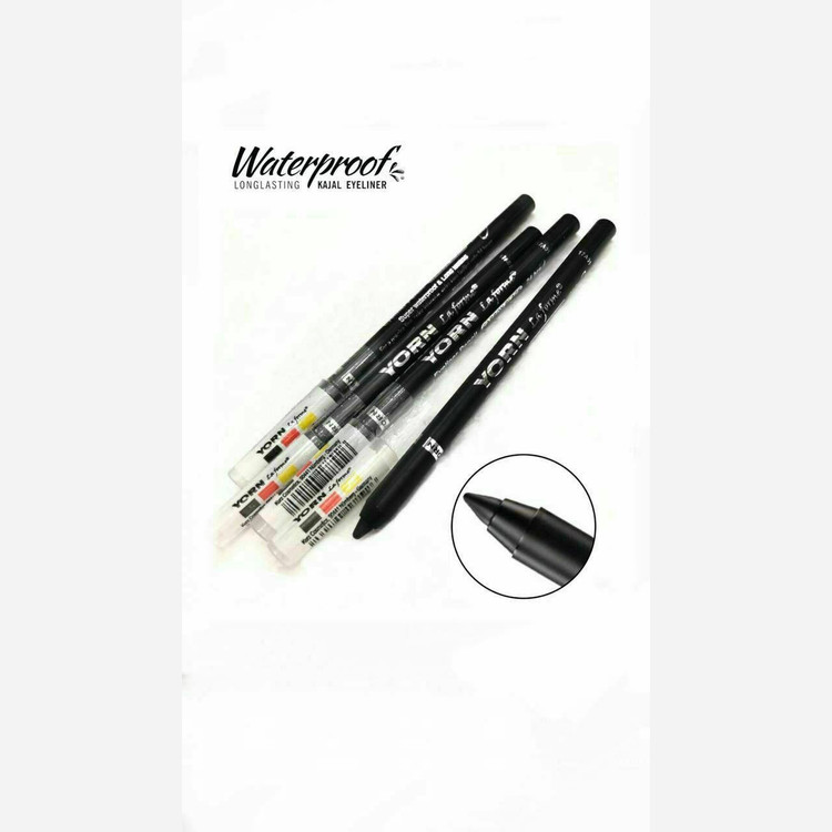 مداد چشم 24 ساعته یورن مدل Yorn Carbon Black بسته 12عددی