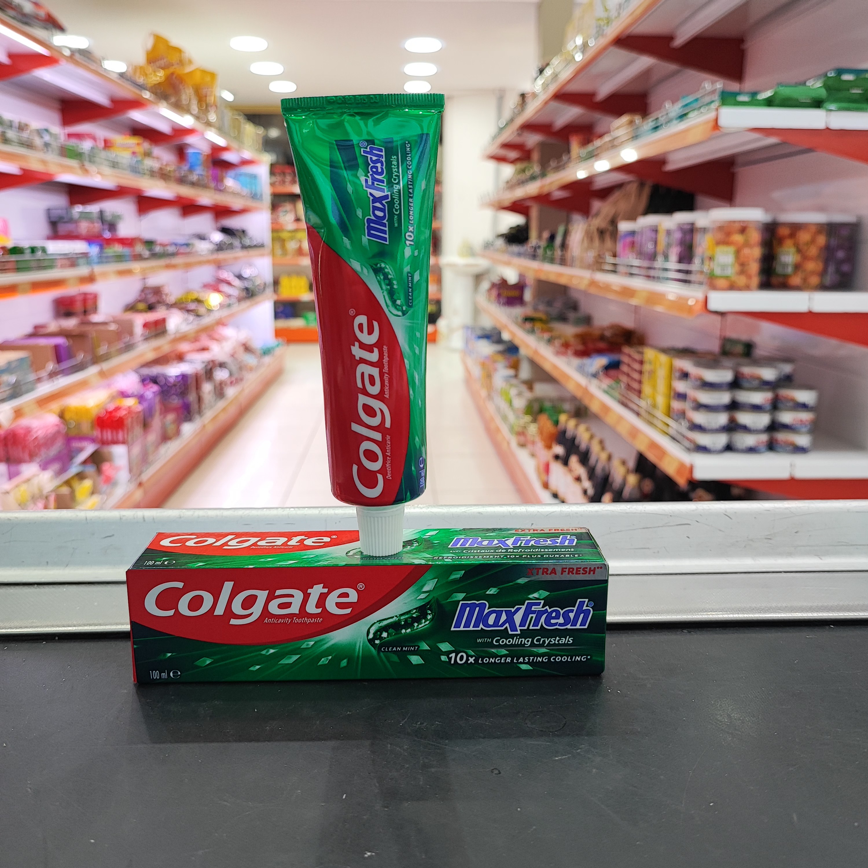 خمیر دندان کلگیت ژله ای مکس فرش نعنا 100میل 125گرم