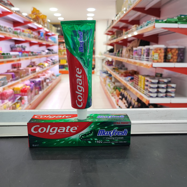 خمیر دندان کلگیت ژله ای مکس فرش نعنا 100میل 125گرم