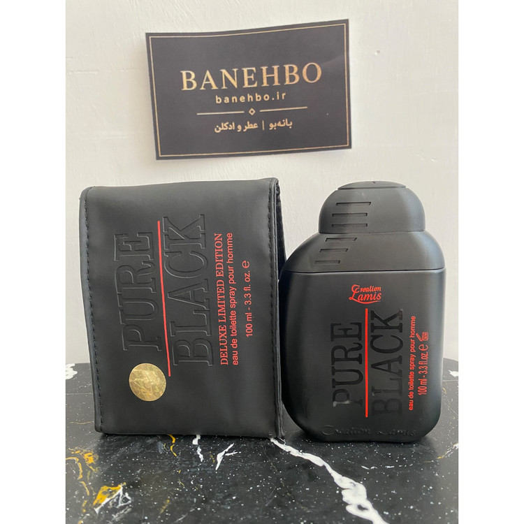 ادکلن مردانه پور بلک Pure Black کریشن لامیس اورجینال و اصلی