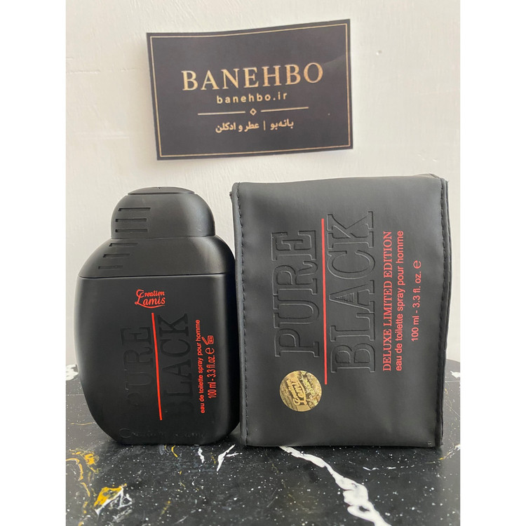 ادکلن مردانه پور بلک Pure Black کریشن لامیس اورجینال و اصلی